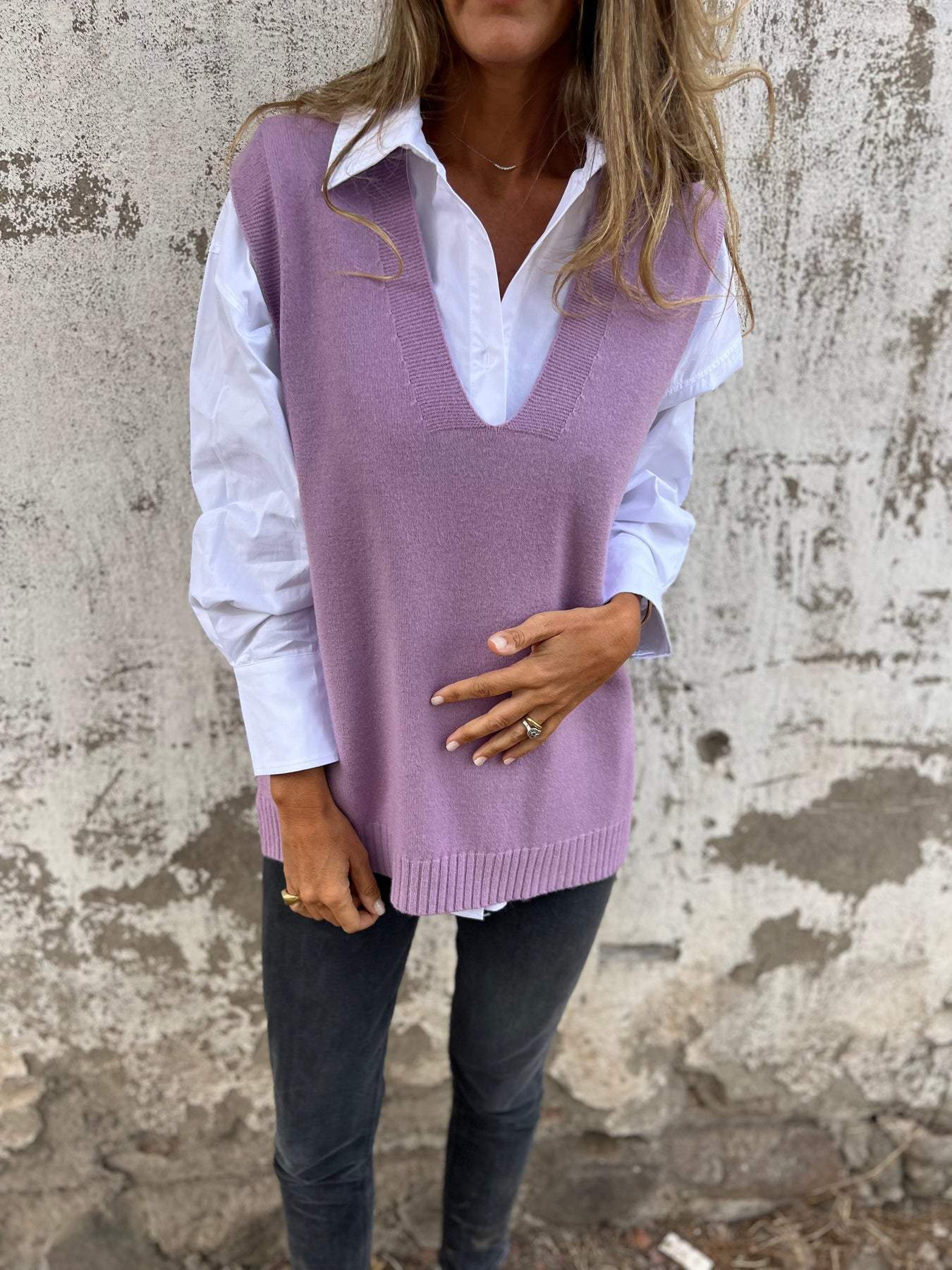 EVIN - GILET EN MAILLE CONFORTABLE