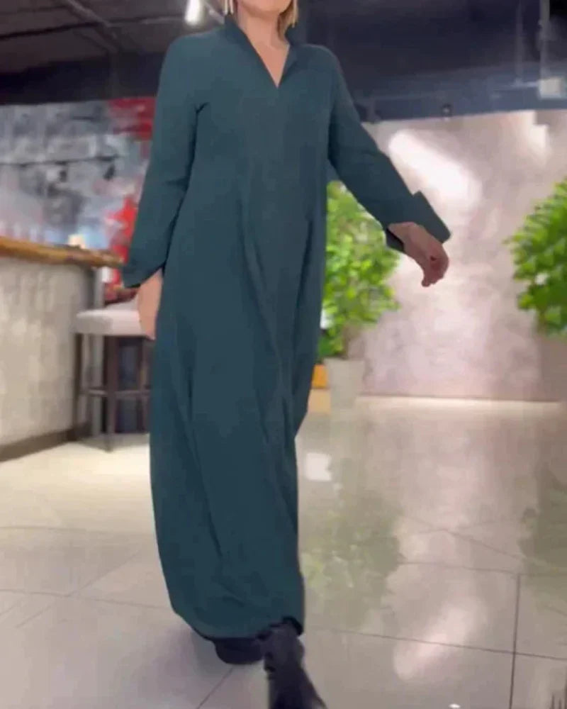 EVILA - ROBE LONGUE ÉLÉGANTE ET CONFORTABLE