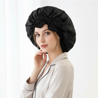 Bonnet de nuit en soie