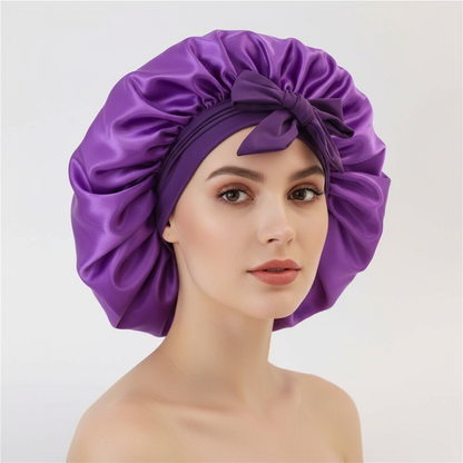 Bonnet de nuit en soie