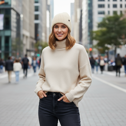 Bonnet chaude en satin